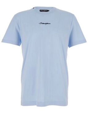 Dolce Gabbana’s men’s T-shirt and swim trunks